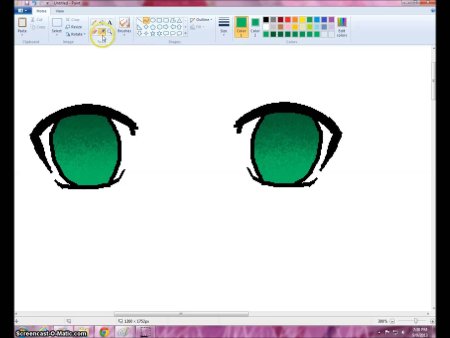 Простые рисунки в Paint