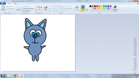 Чертеж в пейнте