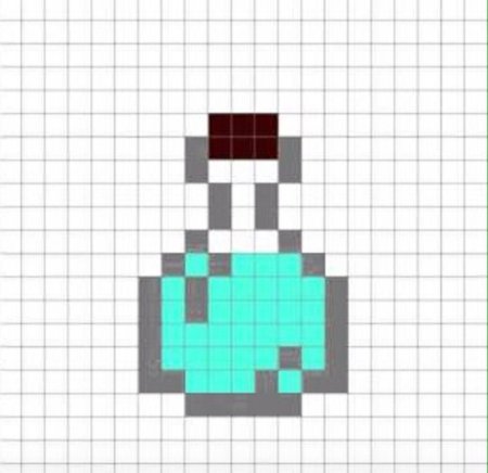 Рисование по клеточкам из МАЙНКРАФТА