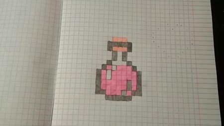 Рисование по клеточкам КРИПЕРА