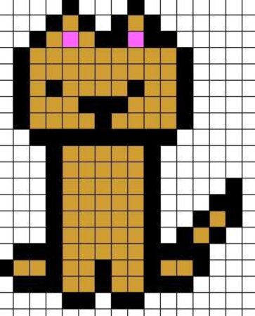 Рисование по клеточкам в тетради легко для начинающих