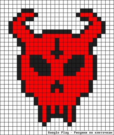Рисунки по клеточкам в тетради