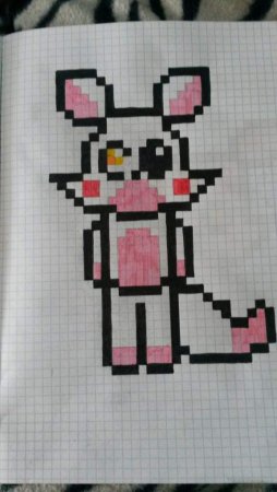 Рисование по клеточкам Мангл