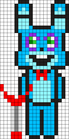 Фредди по клеточкам