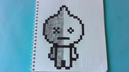 Рисунки по клеточкам bt21