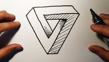 Рисунки иллюзии ручкой