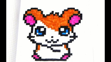 Хомячок по клеточкам