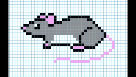 Мышка по клеточкам