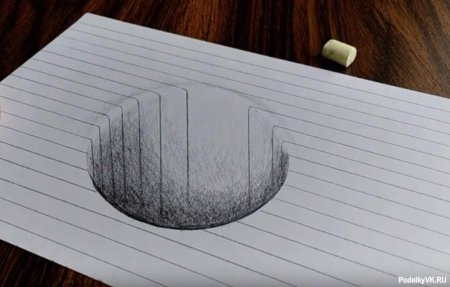 Объёмные рисунки для начинающих поэтапно