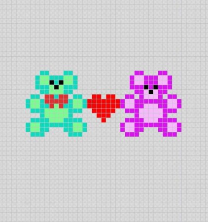 Рисование по клеточкаv