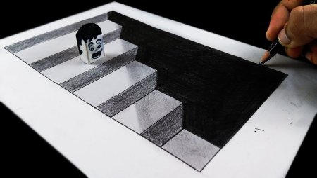 3d рисунки карандашом