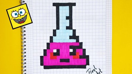 Рисунки для скетчбука по клеткам