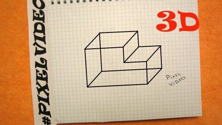 3d рисунки в клеточку