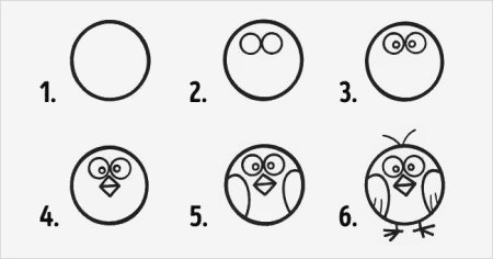 Поэтапное рисование для малышей