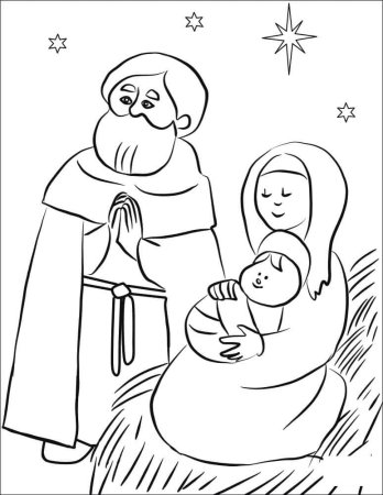 Раскраска Рождество