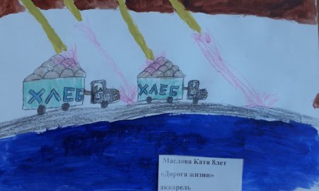 Блокада Ленинграда рисунки
