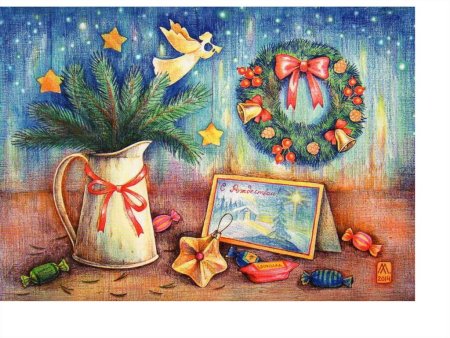 Новогодний натюрморт для детей
