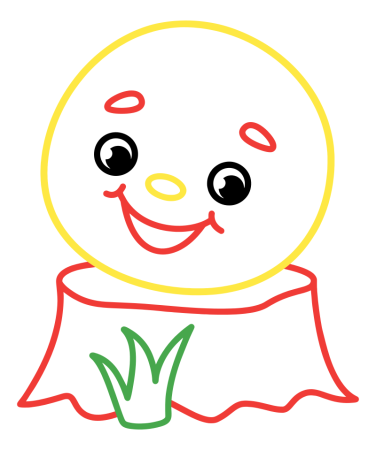 Колобок рисунок