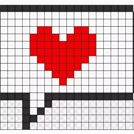 Лёгкие рисунки по клетком