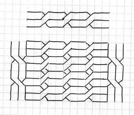 Узоры по клеточкам