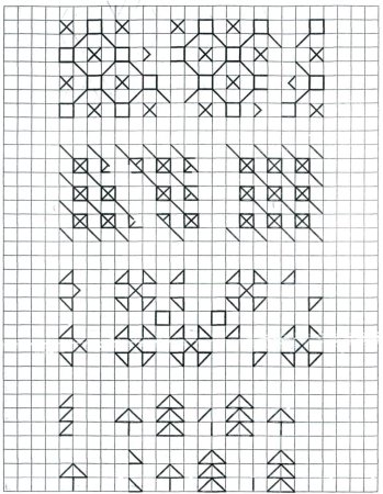 Узоры по клеточкам