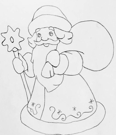 Лёгкие новогодние рисунки