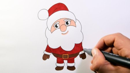 Рисование Деда Мороза и Снегурочки