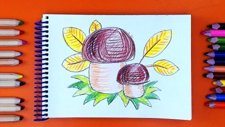 Рисование цветными карандашами для детей