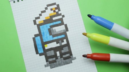 Амон Гас по клеточкам