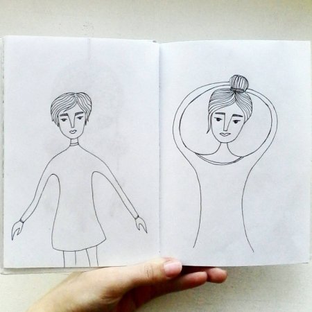 Рисунки в скетчбук легкие