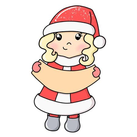 Поэтапное рисование Снегурочки