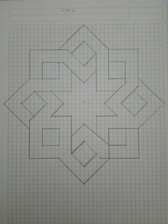 Рисование по клеточкам 3д