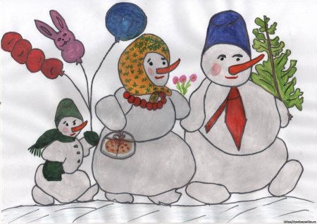 Новогодние раскраски для детей 3-4 лет