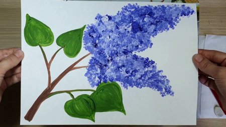 Рисунки красками акварель легко