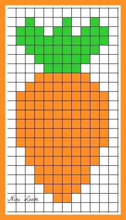Рисование по клеточкам овощи