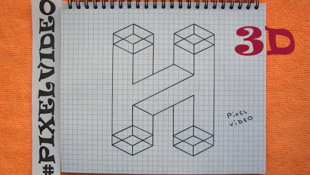 Рисование иллюзий по клеткам