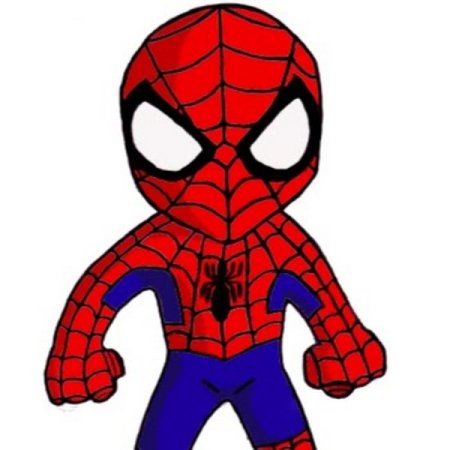 Нарисовать человека паука