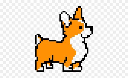 Пиксельная собака