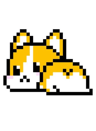 Корги по клеткам