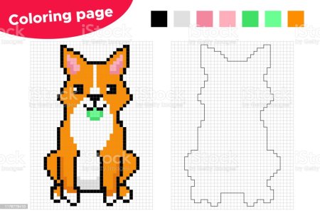 Схема вышивки крестом вельш корги