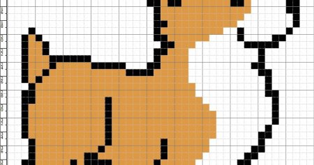 Корги пиксельарт