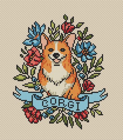 Рисунки по клеточкам собаки маленькие