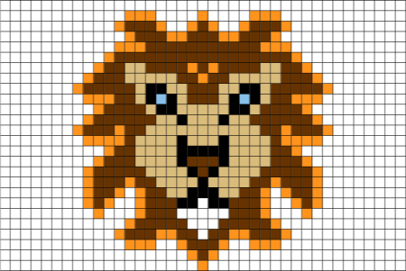 Тигр вышивка крестом схема