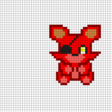 Пиксельный Бонни ФНАФ