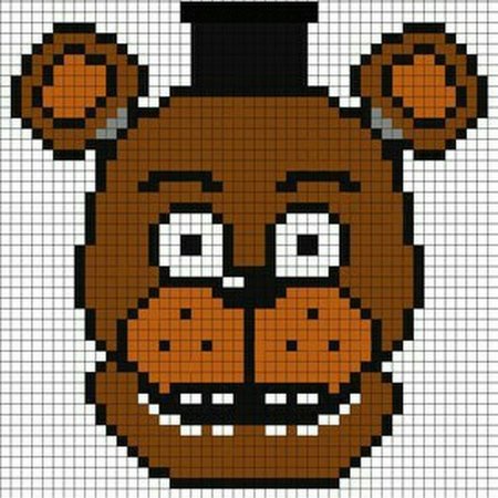 Рисунки по клеточкам ФНФ