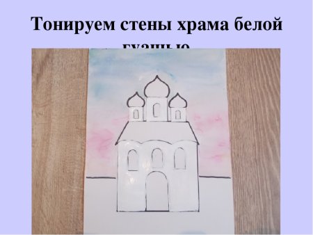 Храмы нашего города рисование