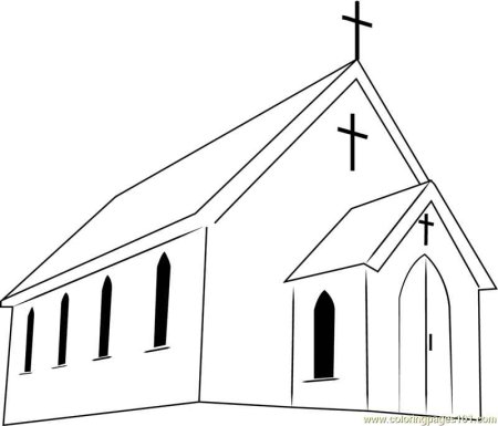 Храм рисунок