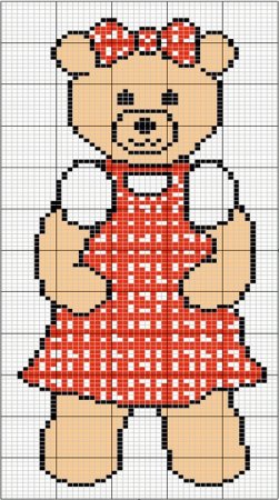 Рисунки в клеточку