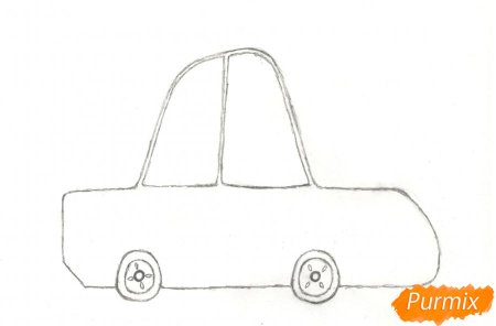 Рисунки для срисовки машинки