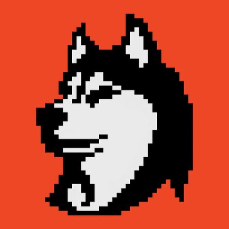 Хаски в клеточку